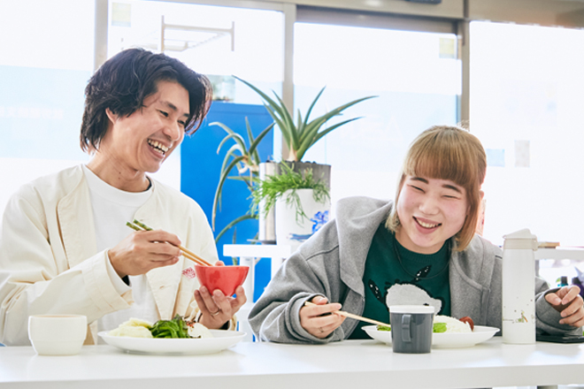 POINT 02 手作りの食事で心も体も健康に