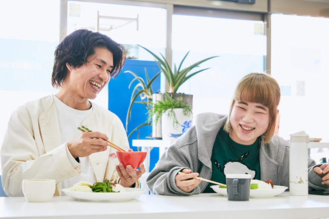 POINT 02 手作りの食事で心も体も健康に